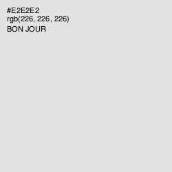 #E2E2E2 - Bon Jour Color Image